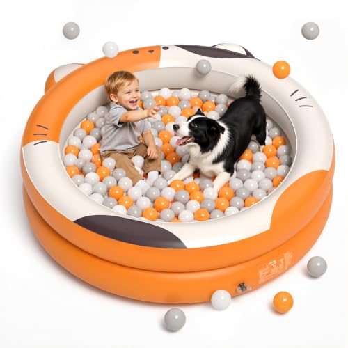 Orange Ball Pit for Toddlers