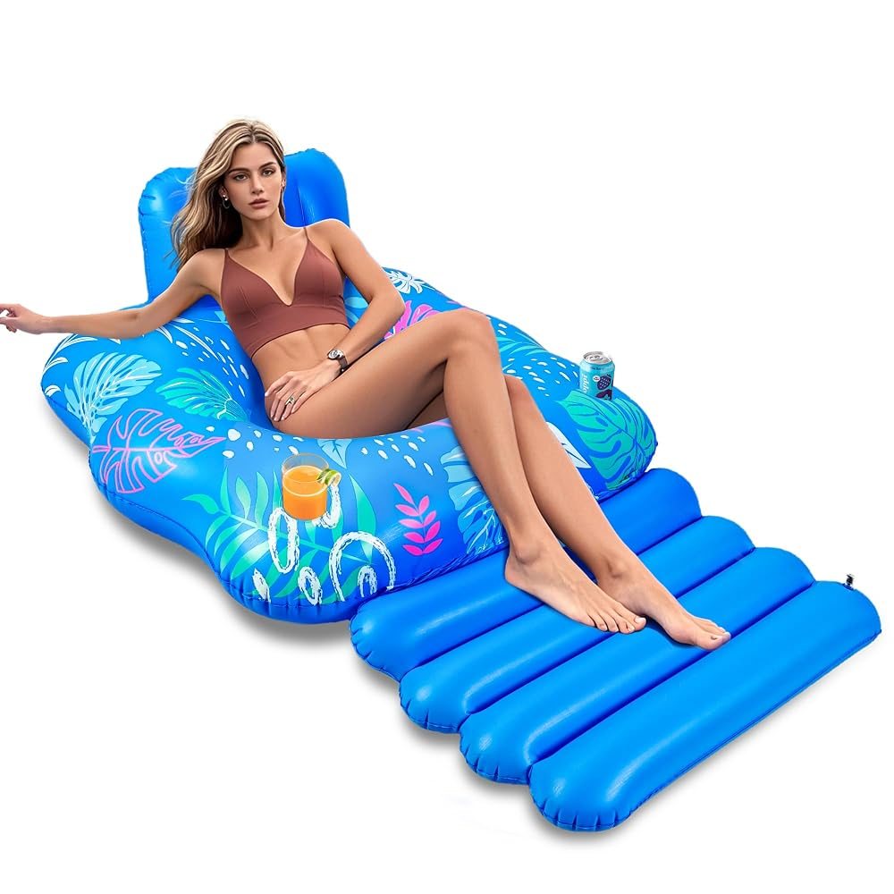 Pool Lounger with Footrest view 2