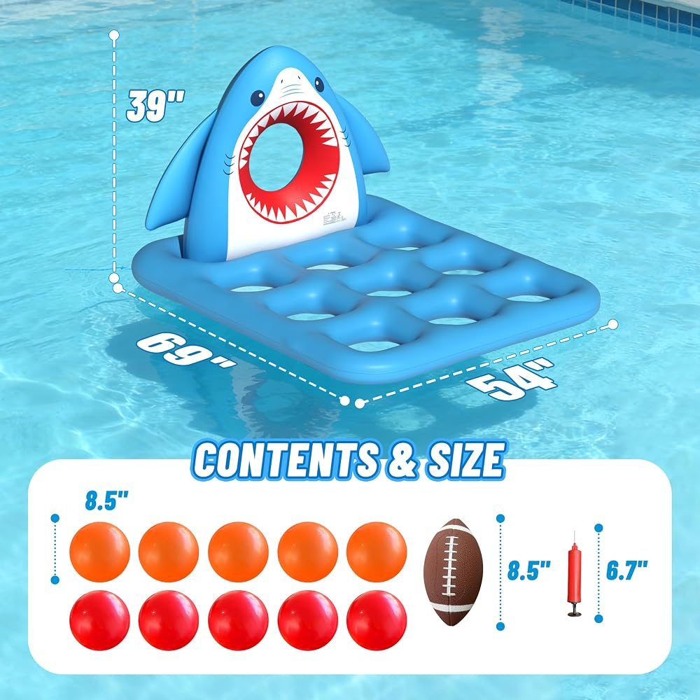 Shark Tic Tac Toe Pool Game view 4