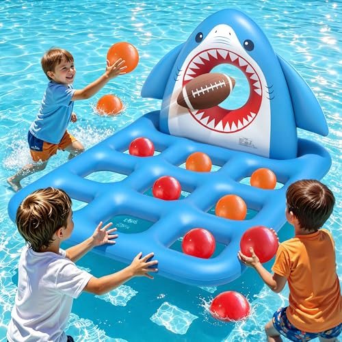 Shark Tic Tac Toe Pool Game